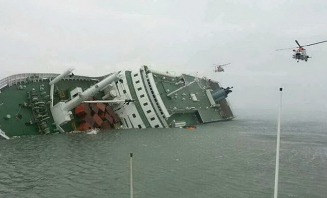 韓国旅客船沈没事故